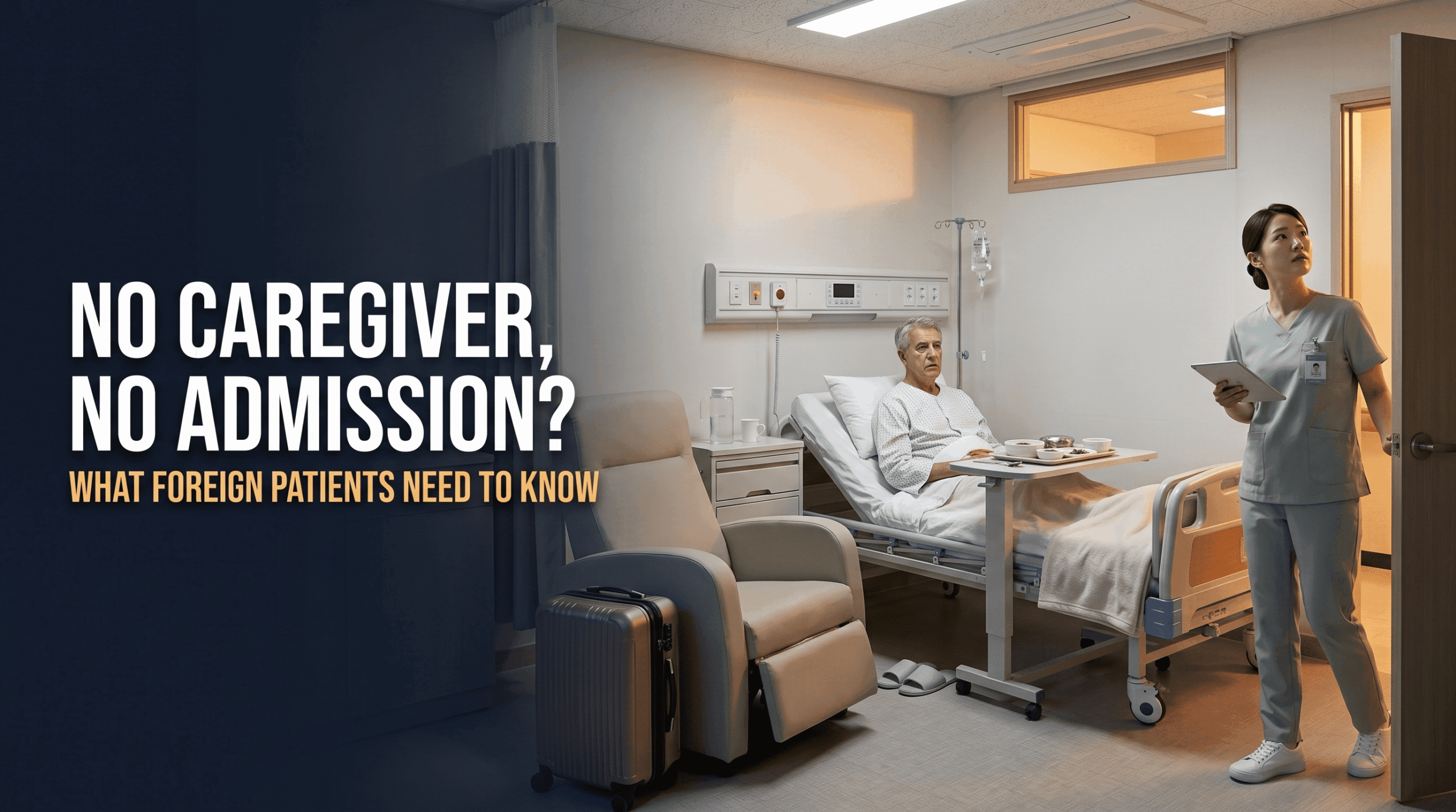 Can You Be Admitted to a Korean Hospital Without a Caregiver?