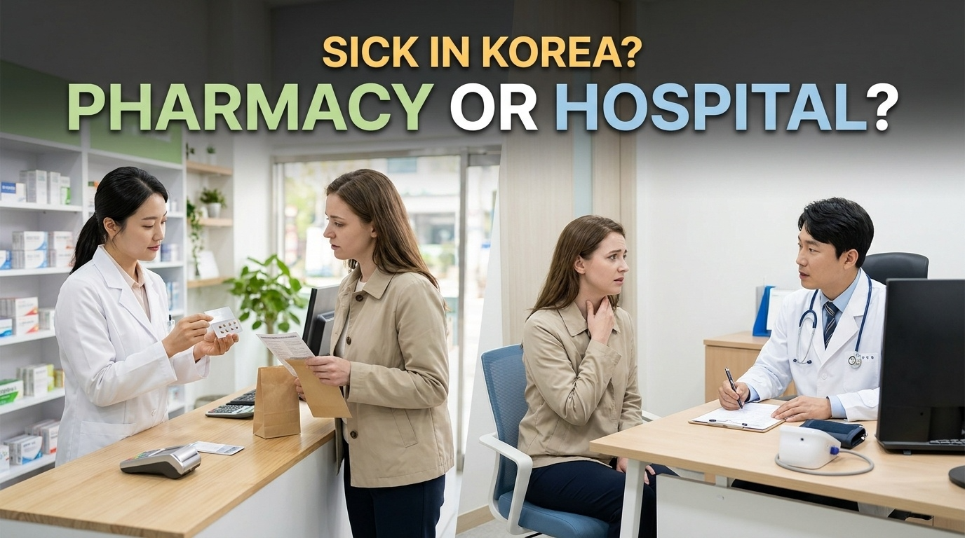 Korean pharmacy or hospital guide for foreigners in Korea